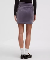 Scuba High-Rise Mini Skirt *Velvet | Women's Skirts