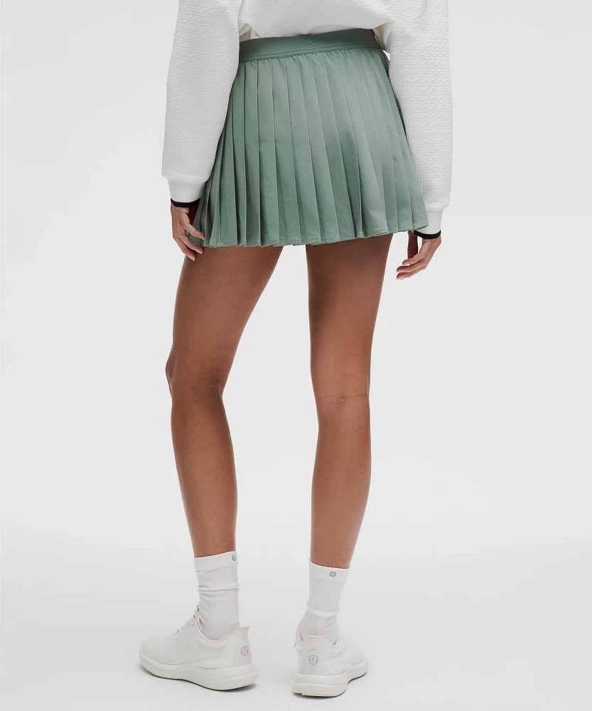 High-Rise Pleated Tennis Skirt | Women's Skirts