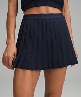 High-Rise Pleated Tennis Skirt | Women's Skirts