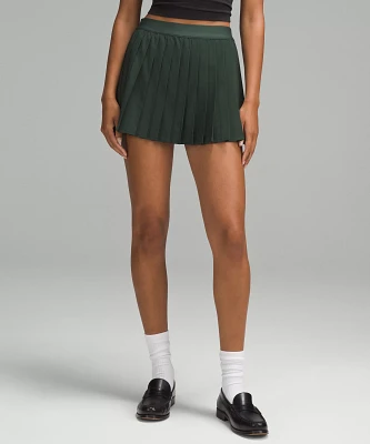 High-Rise Pleated Tennis Skirt | Women's Skirts