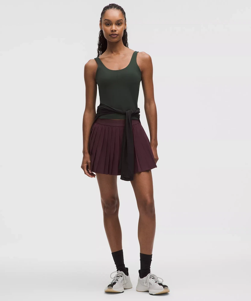 High-Rise Pleated Tennis Skirt | Women's Skirts