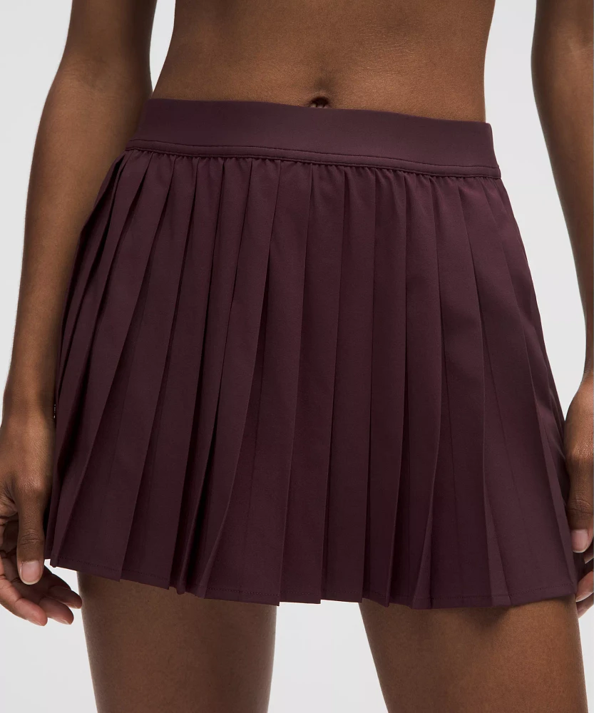 High-Rise Pleated Tennis Skirt | Women's Skirts