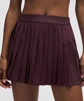 High-Rise Pleated Tennis Skirt | Women's Skirts