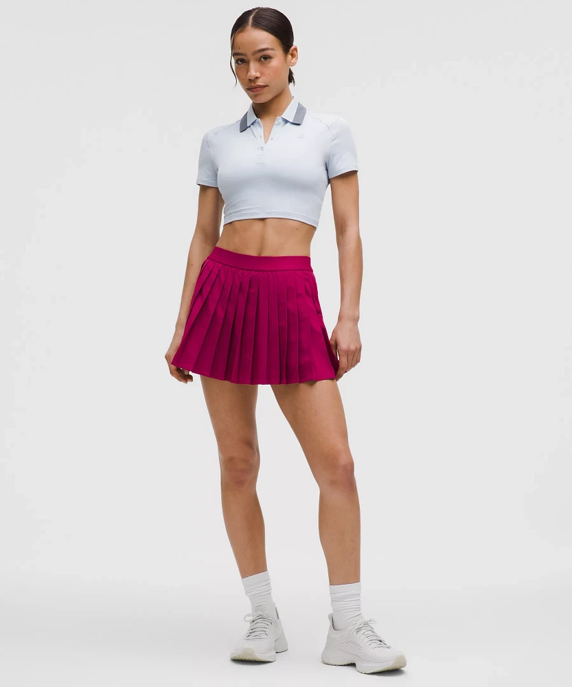 High-Rise Pleated Tennis Skirt | Women's Skirts