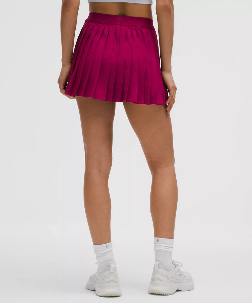 High-Rise Pleated Tennis Skirt | Women's Skirts