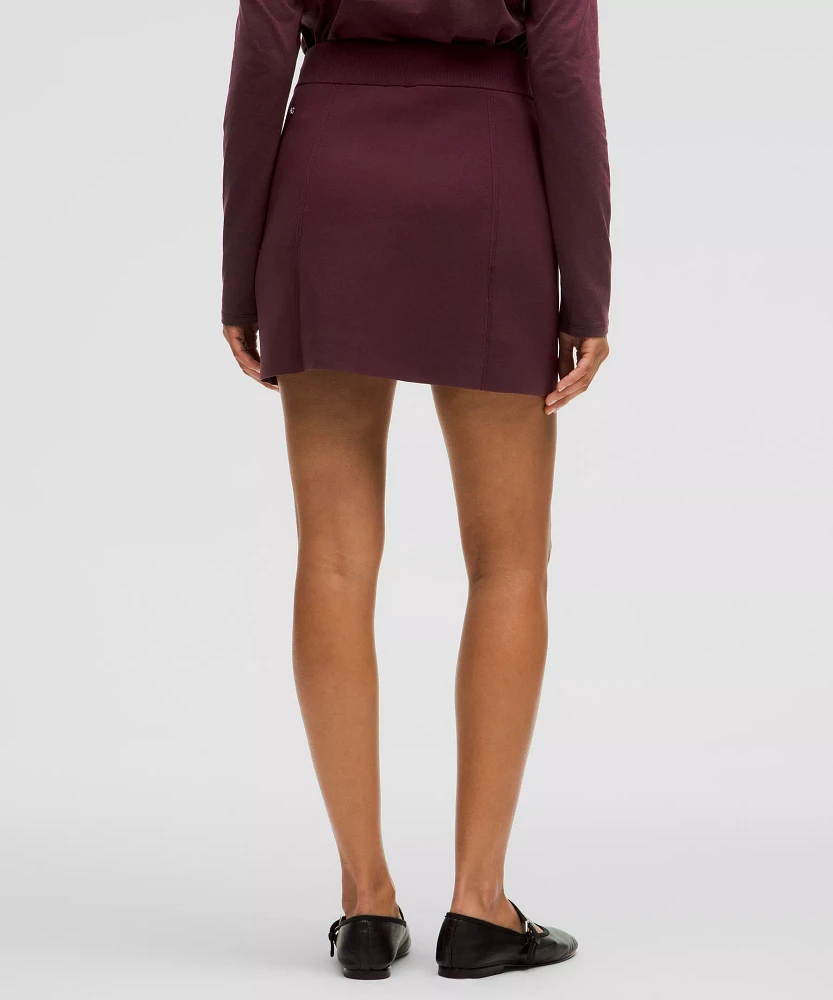 Ribbed-Knit Mini Skirt | Women's Skirts