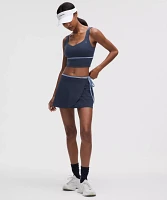 Wrap-Front Mid-Rise Tennis Skirt | Women's Skirts