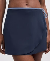 Wrap-Front Mid-Rise Tennis Skirt | Women's Skirts