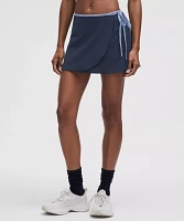 Wrap-Front Mid-Rise Tennis Skirt | Women's Skirts