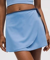 Wrap-Front Mid-Rise Tennis Skirt | Women's Skirts