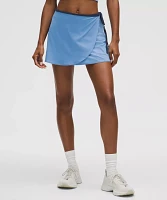 Wrap-Front Mid-Rise Tennis Skirt | Women's Skirts