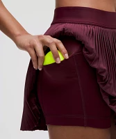 Varsity High-Rise Pleated Tennis Skirt | Women's Skirts