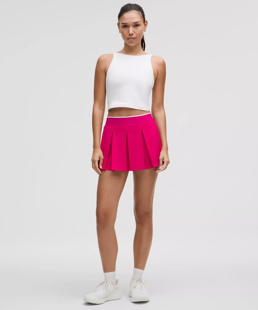 Box-Pleat High-Rise Tennis Skirt | Women's Skirts