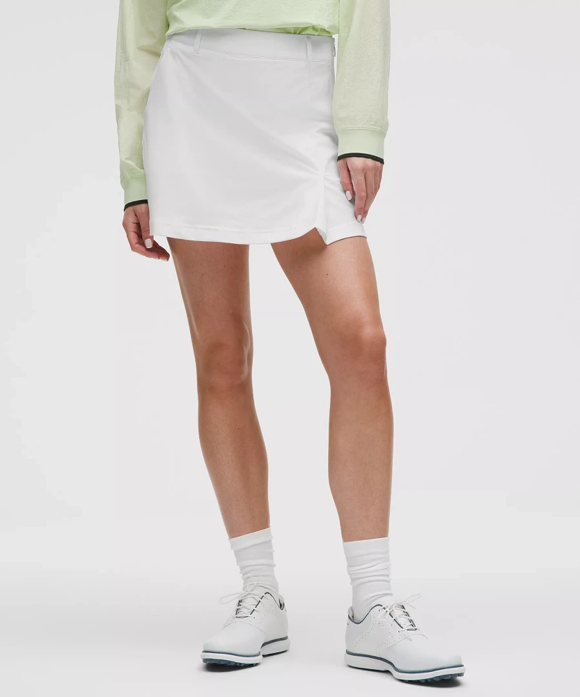 Stretch Twill Front Pleat Golf Skirt | Women's Skirts
