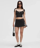 Nulu Bow-Detail Mini Skirt *Set of the Month: Balletcore | Women's Skirts