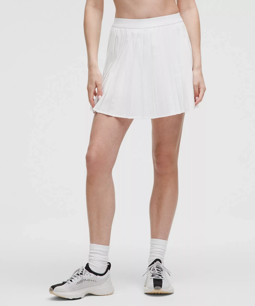 High-Rise Pleated Tennis Skirt *Long | Women's Skirts