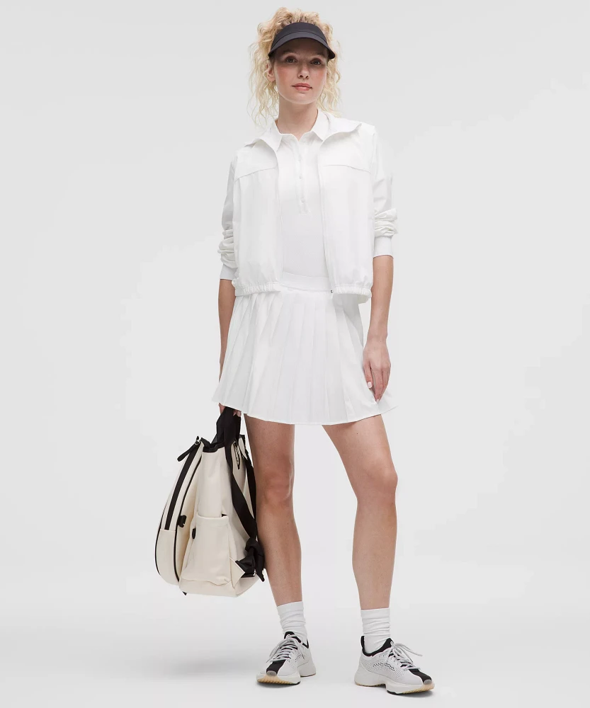 High-Rise Pleated Tennis Skirt *Long | Women's Skirts