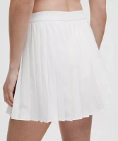 High-Rise Pleated Tennis Skirt *Long | Women's Skirts