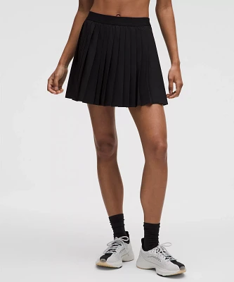 High-Rise Pleated Tennis Skirt *Long | Women's Skirts