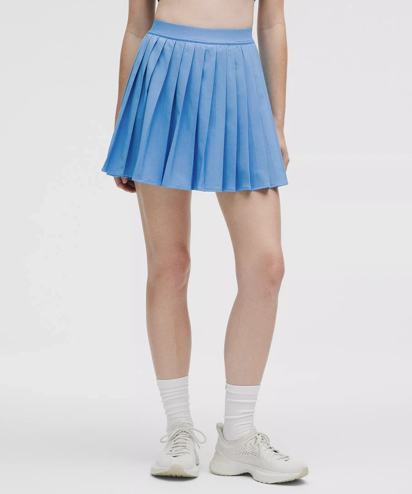 High-Rise Pleated Tennis Skirt *Long | Women's Skirts