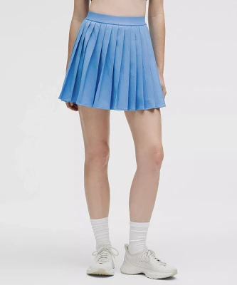 High-Rise Pleated Tennis Skirt *Long | Women's Skirts