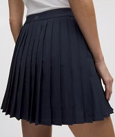 High-Rise Pleated Tennis Skirt *Long | Women's Skirts