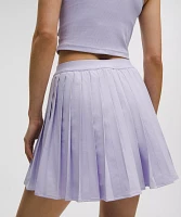 High-Rise Pleated Tennis Skirt *Long | Women's Skirts