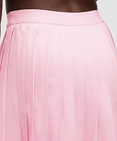 High-Rise Pleated Tennis Skirt *Long | Women's Skirts