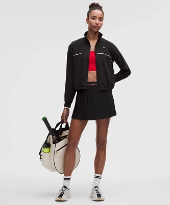 Logo-Waist Micro-Pleat Mid-Rise Tennis Skirt *Long | Women's Skirts