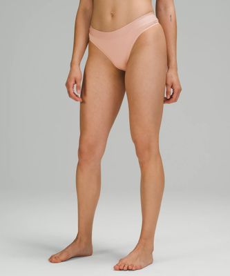 Lululemon InvisiWear Mid-Rise Thong Underwear *5 Pack - Bone