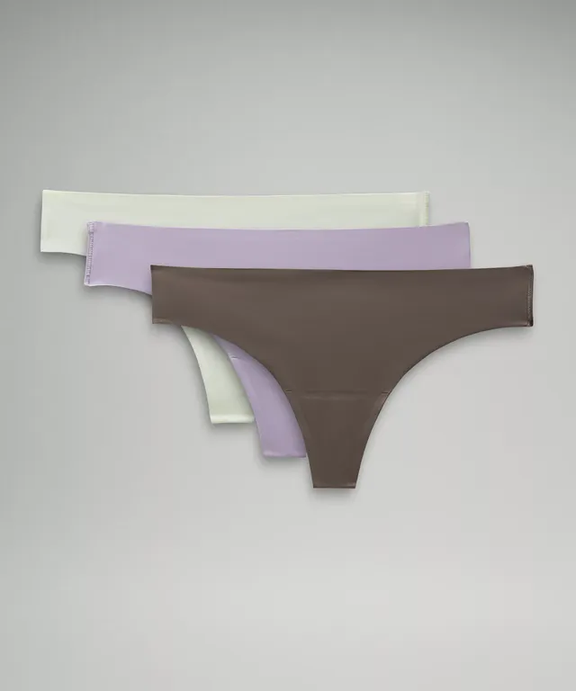 lululemon athletica, Intimates & Sleepwear, Lululemon Invisiwear Midrise  Thong Underwear 3 Pack