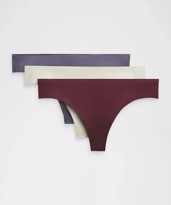 InvisiWear Mid-Rise Thong Underwear *3 Pack | Women's