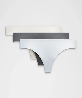 InvisiWear Mid-Rise Thong Underwear *3 Pack | Women's