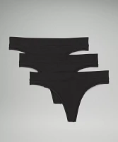 UnderEase Mid-Rise Thong Underwear *3 Pack | Women's