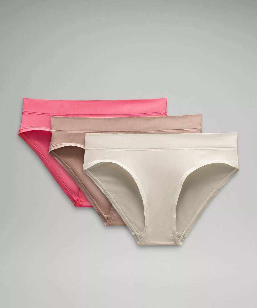 UnderEase Mid-Rise Bikini Underwear *3 Pack | Women's