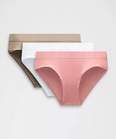 UnderEase Mid-Rise Bikini Underwear *3 Pack | Women's