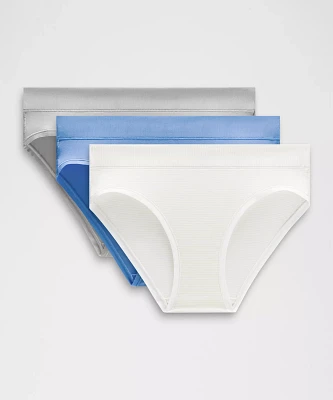 UnderEase Mid-Rise Bikini Underwear *3 Pack | Women's