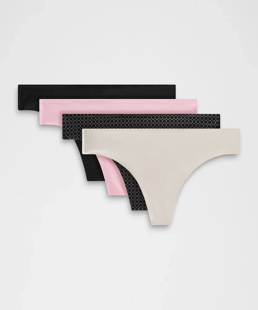 InvisiWear Mid-Rise Thong Underwear *5 Pack | Women's