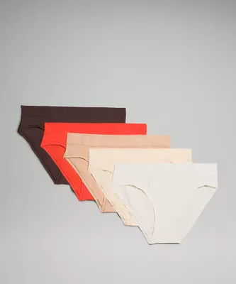 UnderEase Mid-Rise Bikini Underwear *5 Pack | Women's
