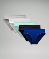 UnderEase Mid-Rise Bikini Underwear *5 Pack | Women's