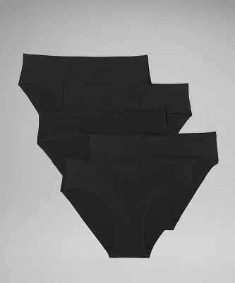 InvisiWear Mid-Rise Bikini Underwear *5 Pack | Women's