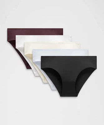 InvisiWear Mid-Rise Bikini Underwear *5 Pack | Women's