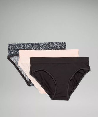 UnderEase Mid-Rise Bikini Underwear 3 Pack | Women's