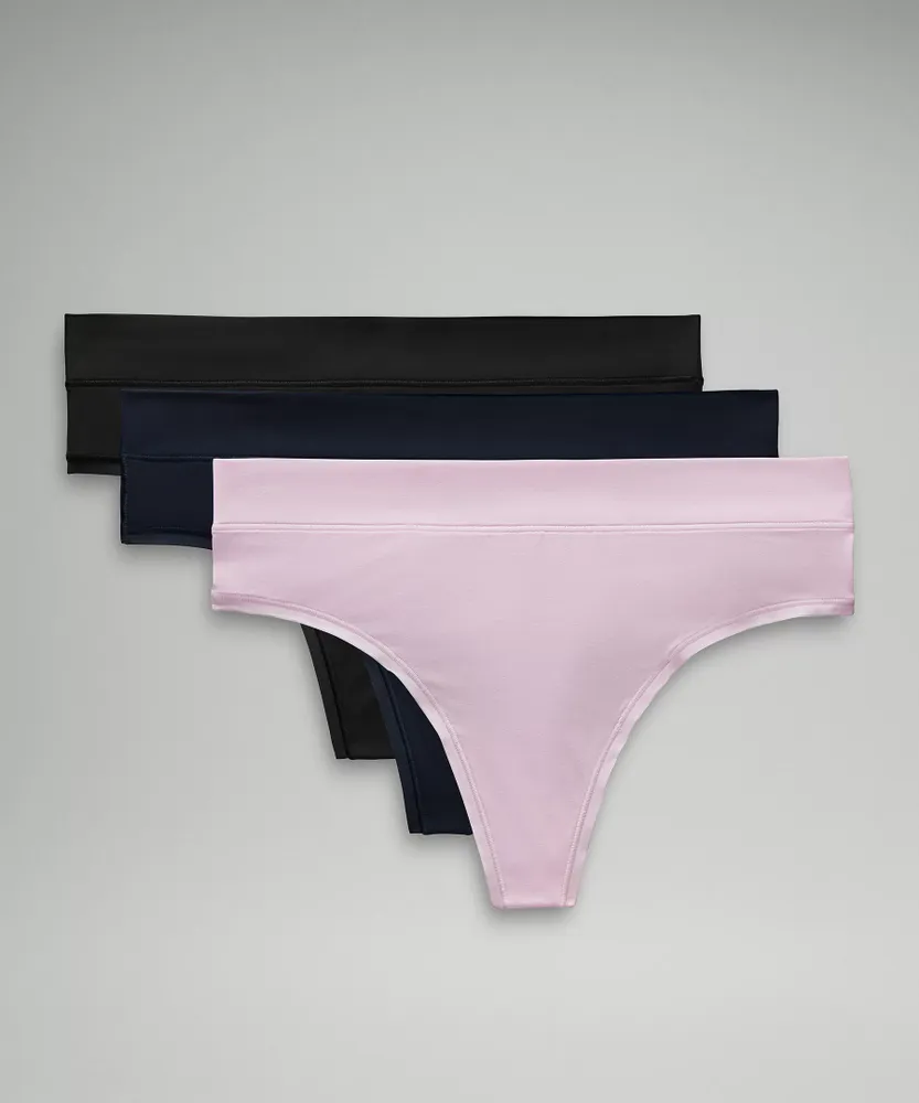 UnderEase High-Rise Thong Underwear *3 Pack | Women's