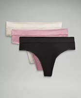 UnderEase High-Rise Thong Underwear *3 Pack | Women's