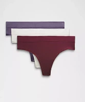 UnderEase High-Rise Thong Underwear *3 Pack | Women's