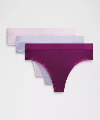UnderEase High-Rise Thong Underwear *3 Pack | Women's