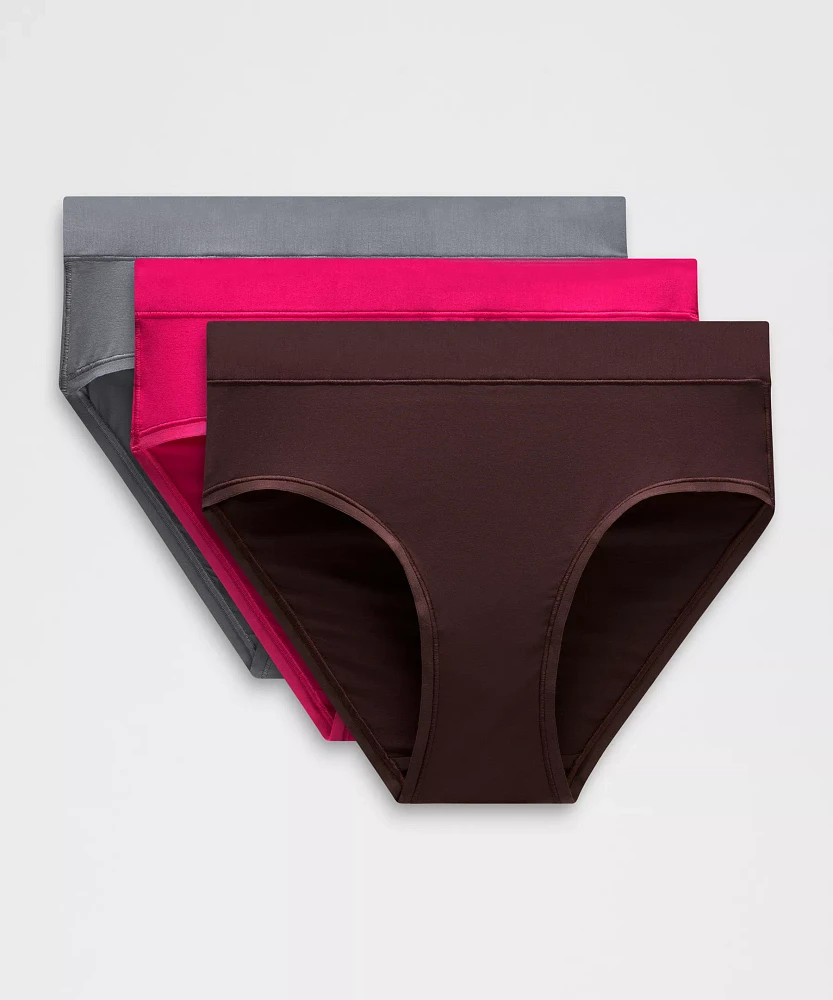 UnderEase High-Rise Bikini Underwear *3 Pack | Women's