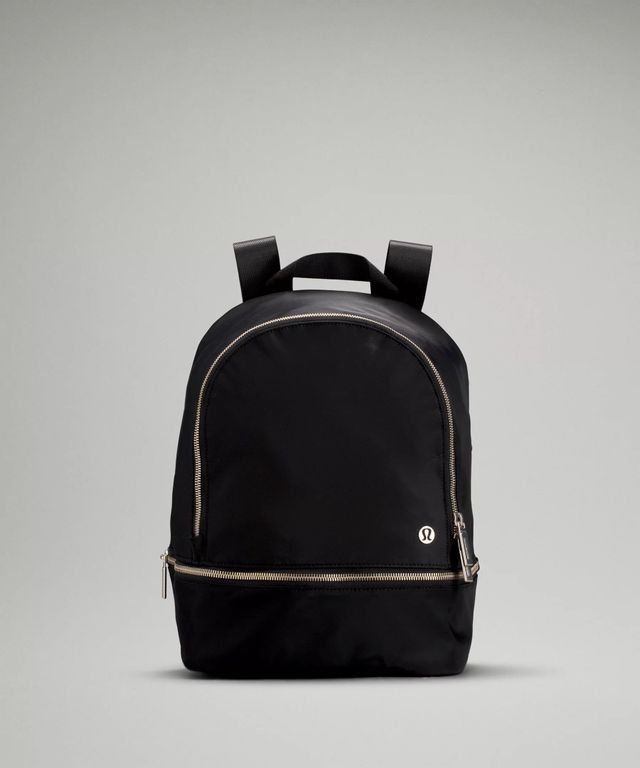 Lululemon Clear Backpack Mini 10L Logo - Black/Neutral Water-Resistant Fabric