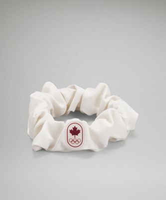 Team Canada Uplifting Scrunchie *Canadian Olympic Logo | Women's Hair Accessories